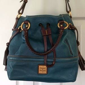 Dooney& Burke Vintage Buckley Florintine Crossbody Bag